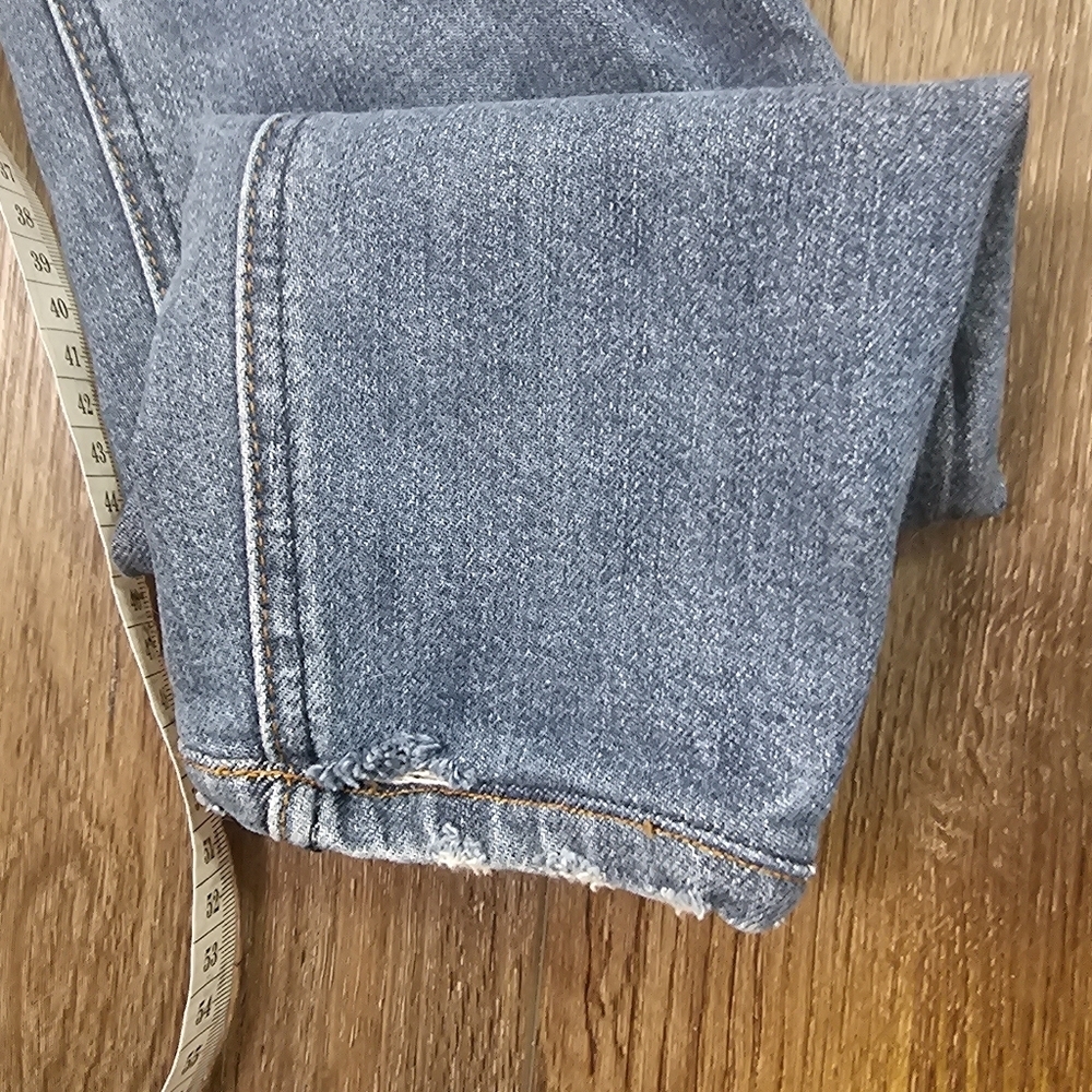 Reformation High Rise Skinny Distress Blue Jeans Sz 28 - Picture 10 of 14